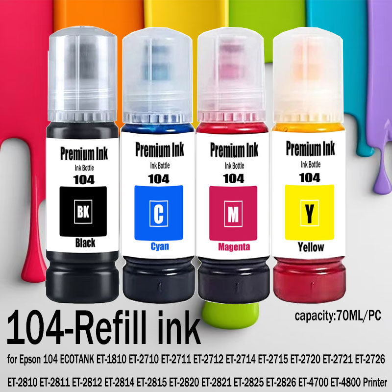 Fountain Pen Bottled Ink - 104 Premium Color Compatible Bulk Bottle