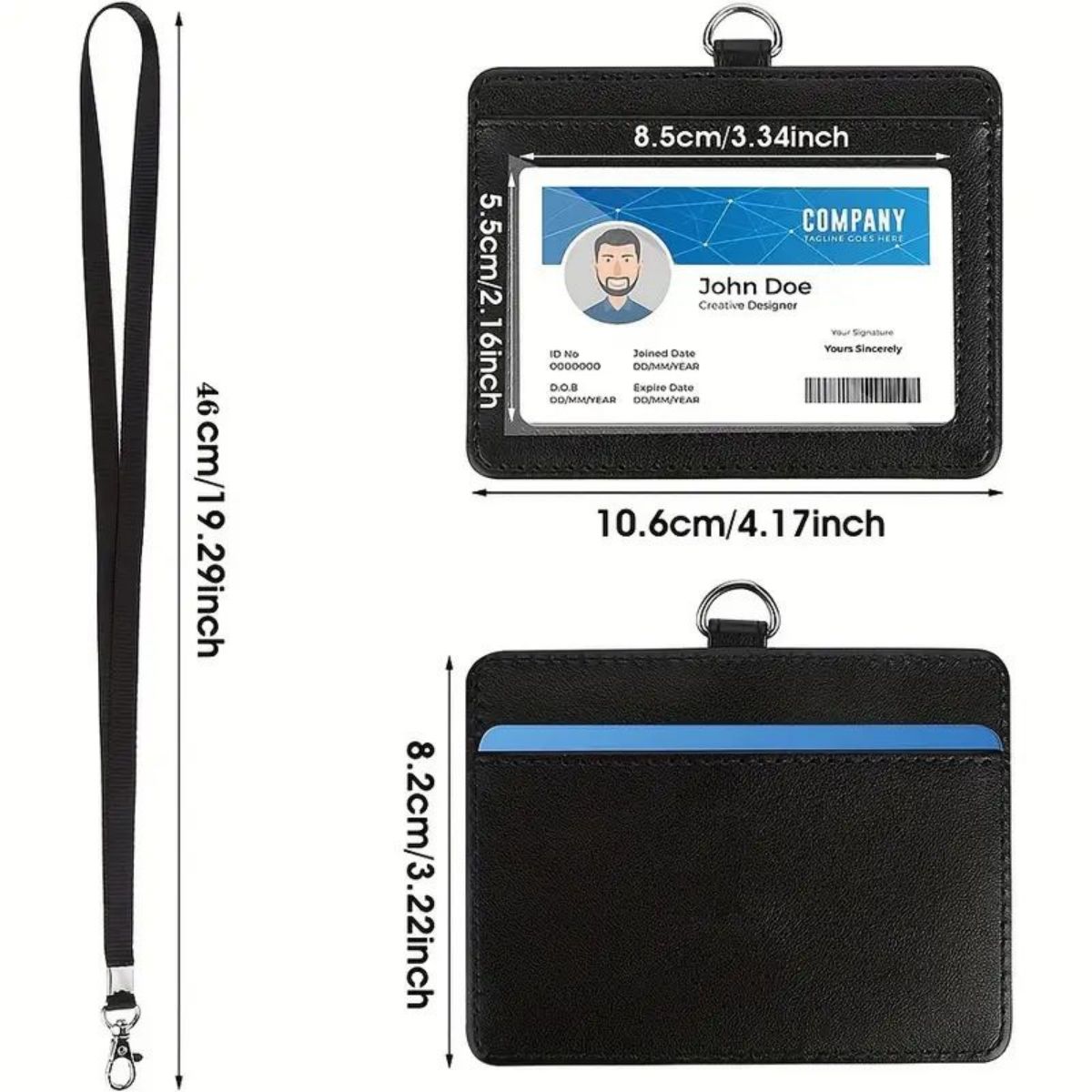 1 pc Horizontal ID badge holde - Index Card Holder review and price