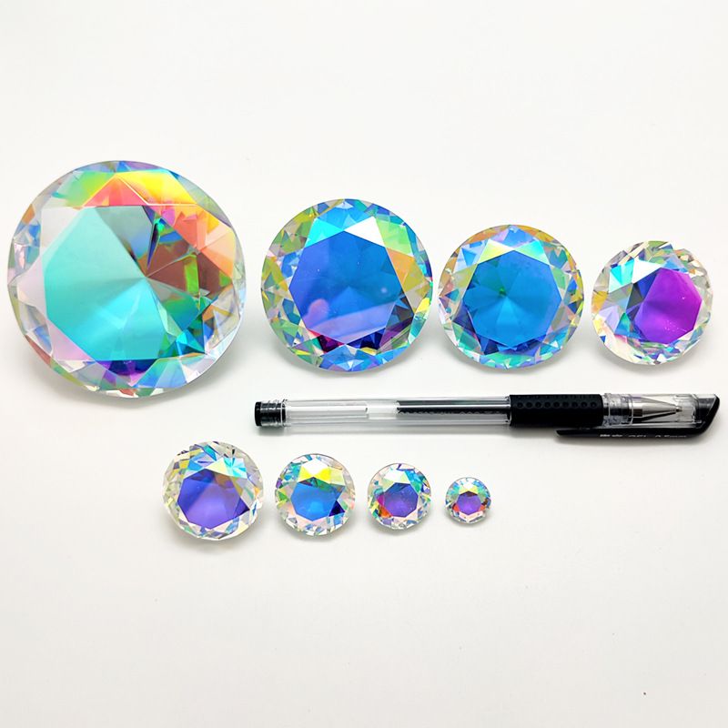 30-80mm AB Colorful K9 Crystal - Paper Weight Crystal review and price