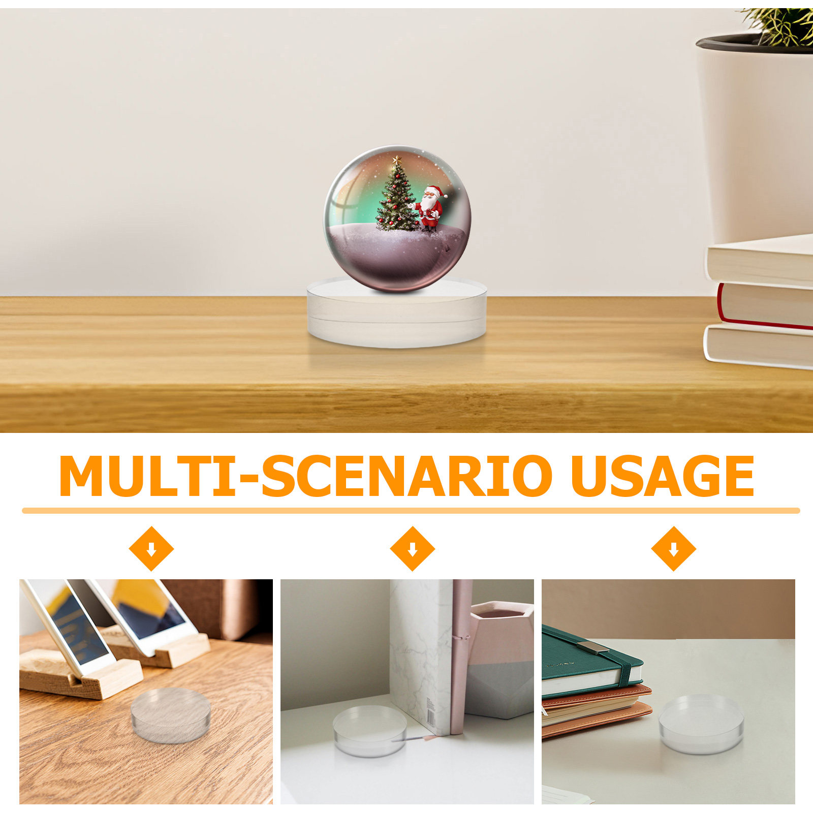Clear Crystal Round Paperweigh - Paper Weight Crystal review and price